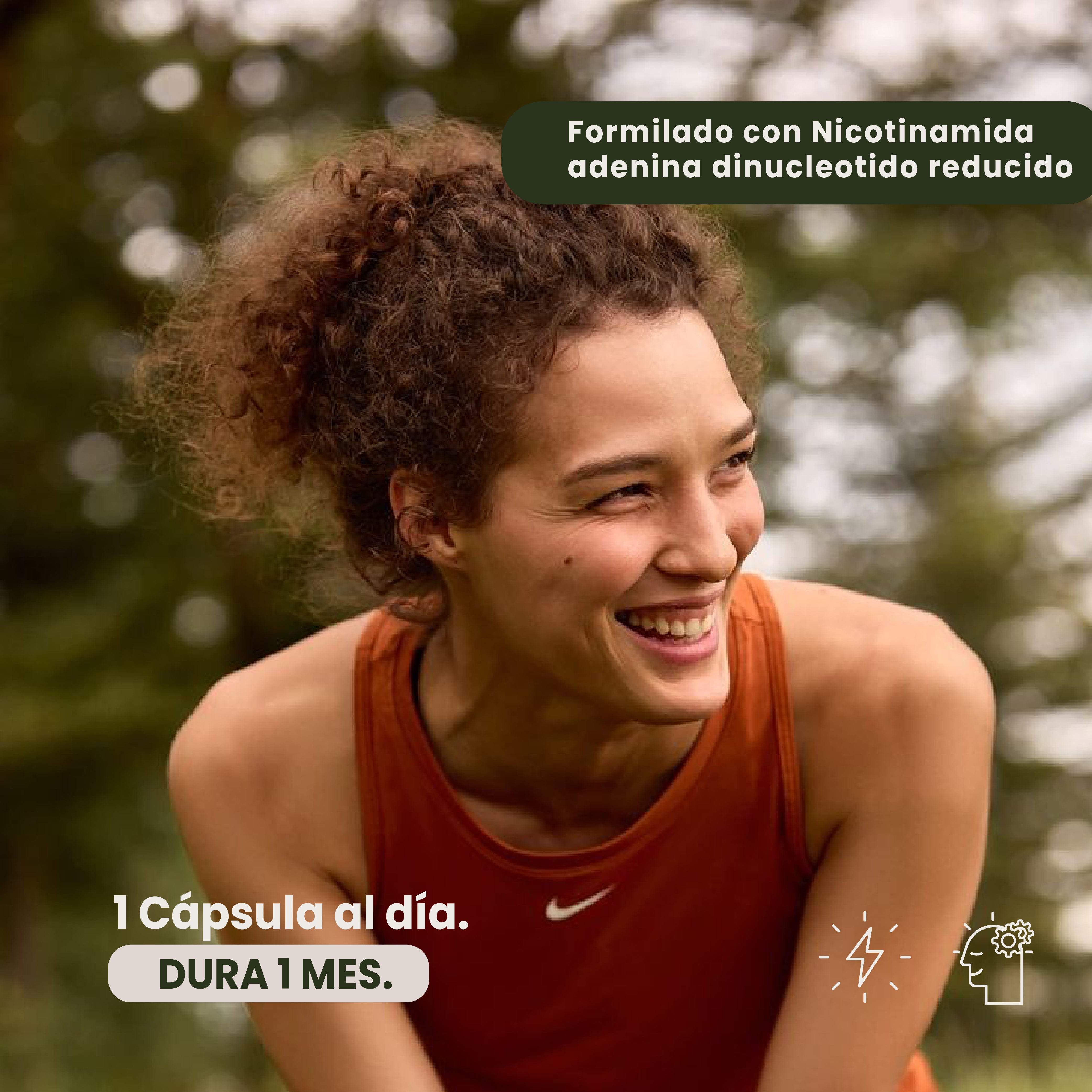 NADH+ Nicotinamida Adenina Dinucleótido Reducido - Con Citrato de Magnesio y Colágeno Hidrolizado - 30 Cápsulas 500 mg c/u - Suplemento Alimenticio