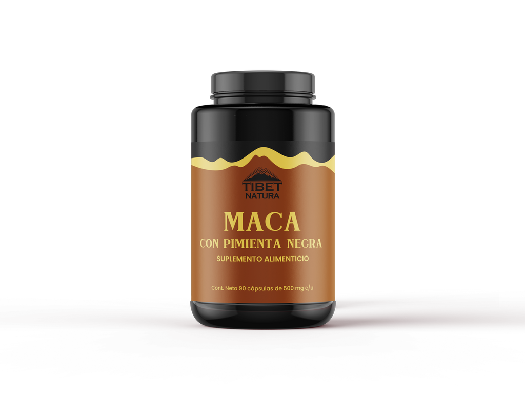 Maca Amarilla Con Pimienta Negra