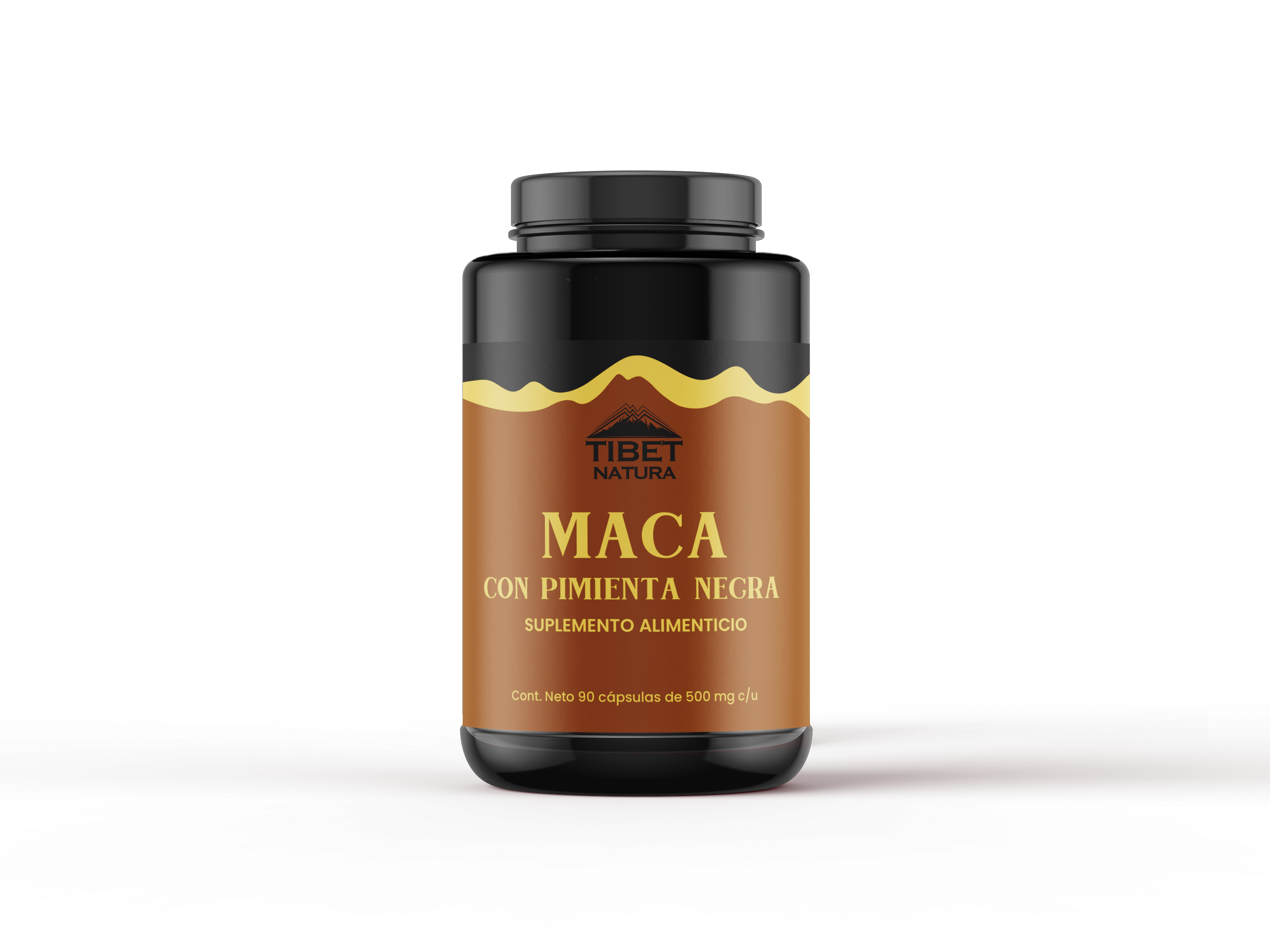 Maca Amarilla Con Pimienta Negra