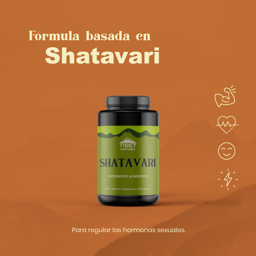 Shatavari 60 cápsulas de 500 mg.