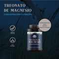 Treonato de Magnesio 60 cápsulas de 500 mg.